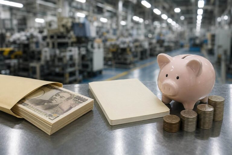 トヨタ期間工1年目の給料と貯金