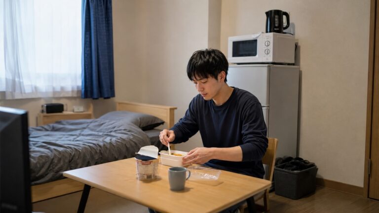 期間工の寮での自炊